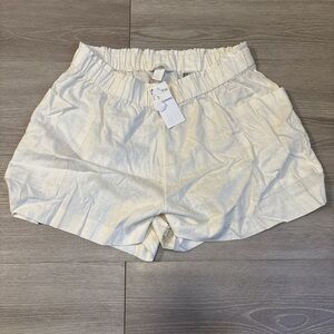 White H&M shorts
